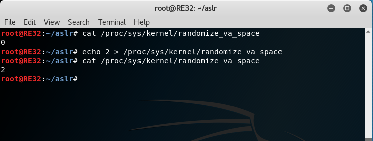 aslr-ex1 aslr-ex1